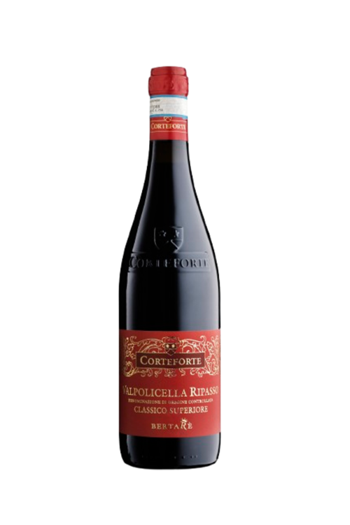 Valpolicella Ripasso<br>Bertaré<br><h1 style="font-size: 18px;">Cantina Corteforte</h1>