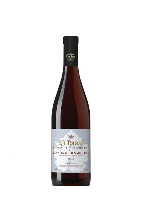 Cannonau di Sardegna<br>24 Passi<br><h1 style="font-size: 18px;">Azienda Agricola Giacu</h1>